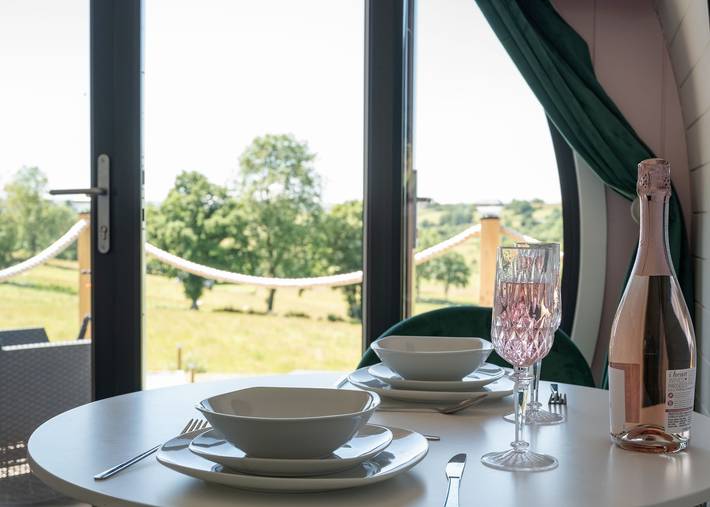 Glamping für 2 Personen, mit Whirlpool in Wales - 4
