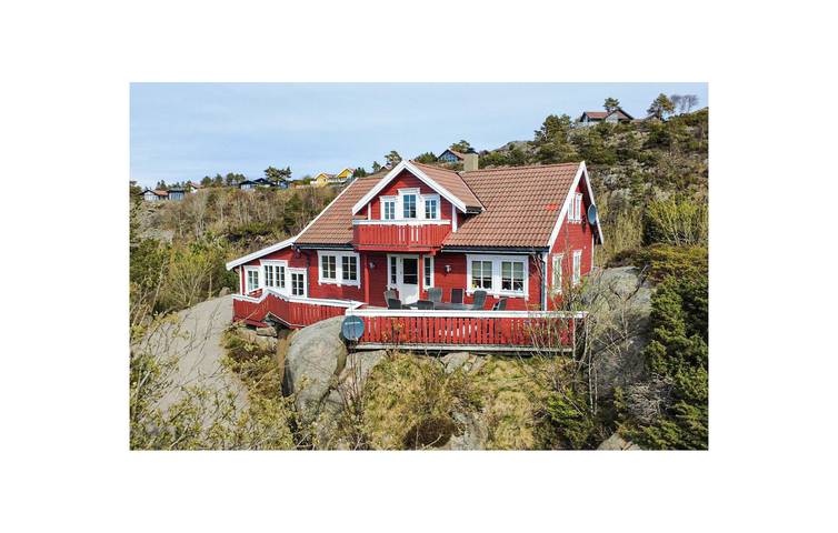 Maison de vacances pour 10 personnes avec terrasse in Lindesnes