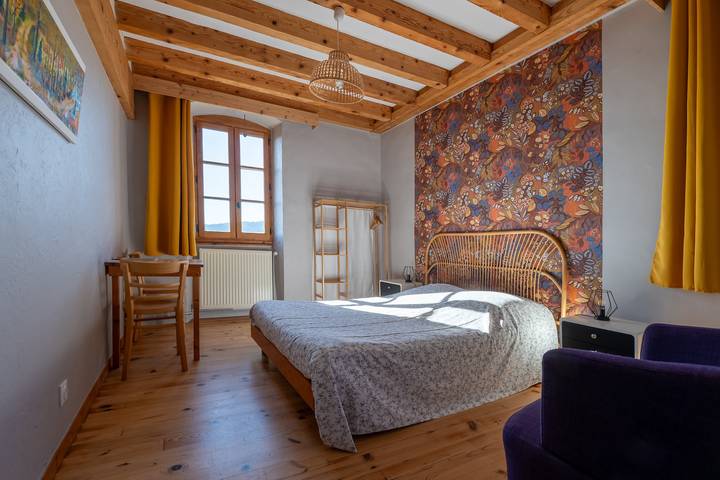 Maison d’hôte pour 2 personnes, avec Jardin et Sauna dans Saint-Symphorien-de-Mahun, Région de Tournon-sur-Rhône