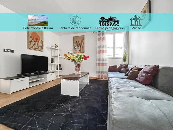 Gîte pour 4 personnes à Bruay-la-Buissière - 2