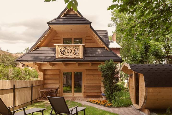 Domek letniskowy dla 6 osób, z ogród i widok oraz sauna w Tatry
