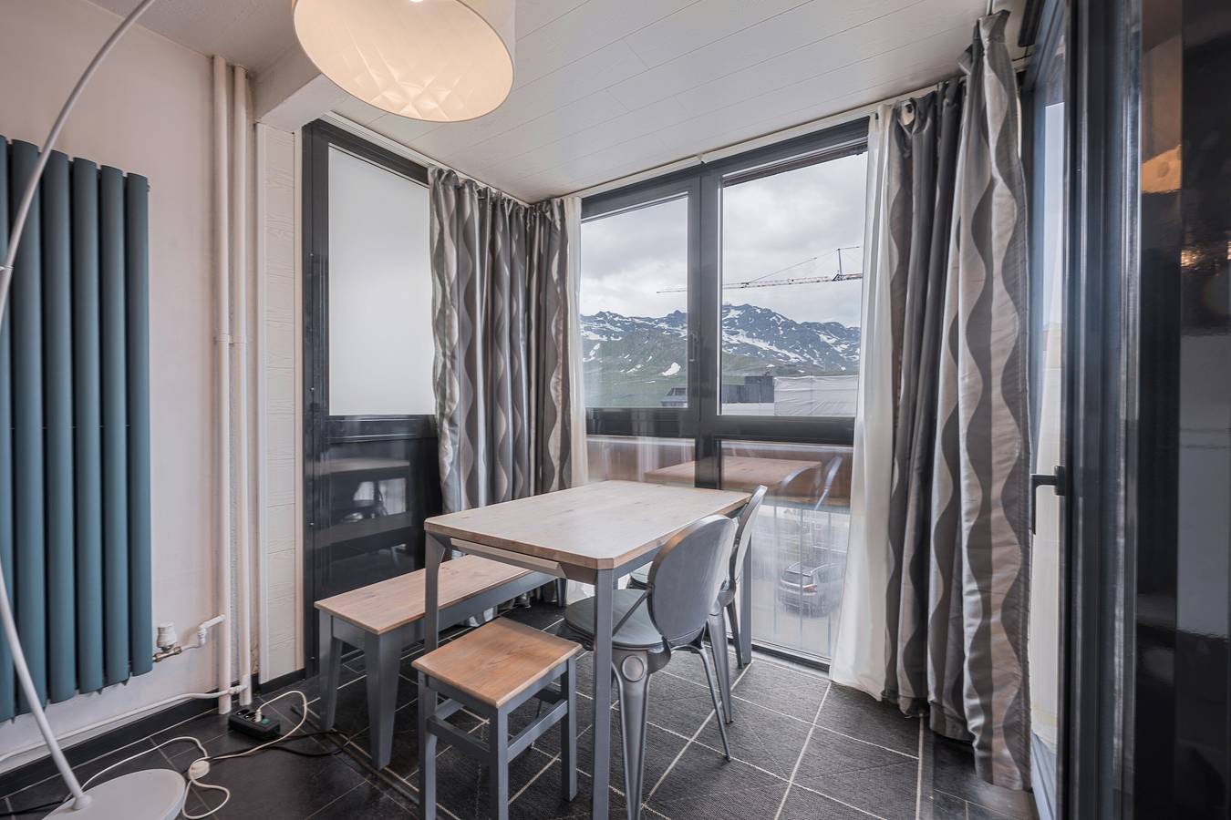 Appartement entier, Appartement '6 Couchages Val Thorens' avec vue sur les montagnes, balcon et Wi-Fi in Val Thorens, Les Trois Vallées