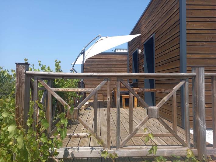 Maison de vacances pour 3 personnes, avec terrasse et jardin, animaux acceptés - 1