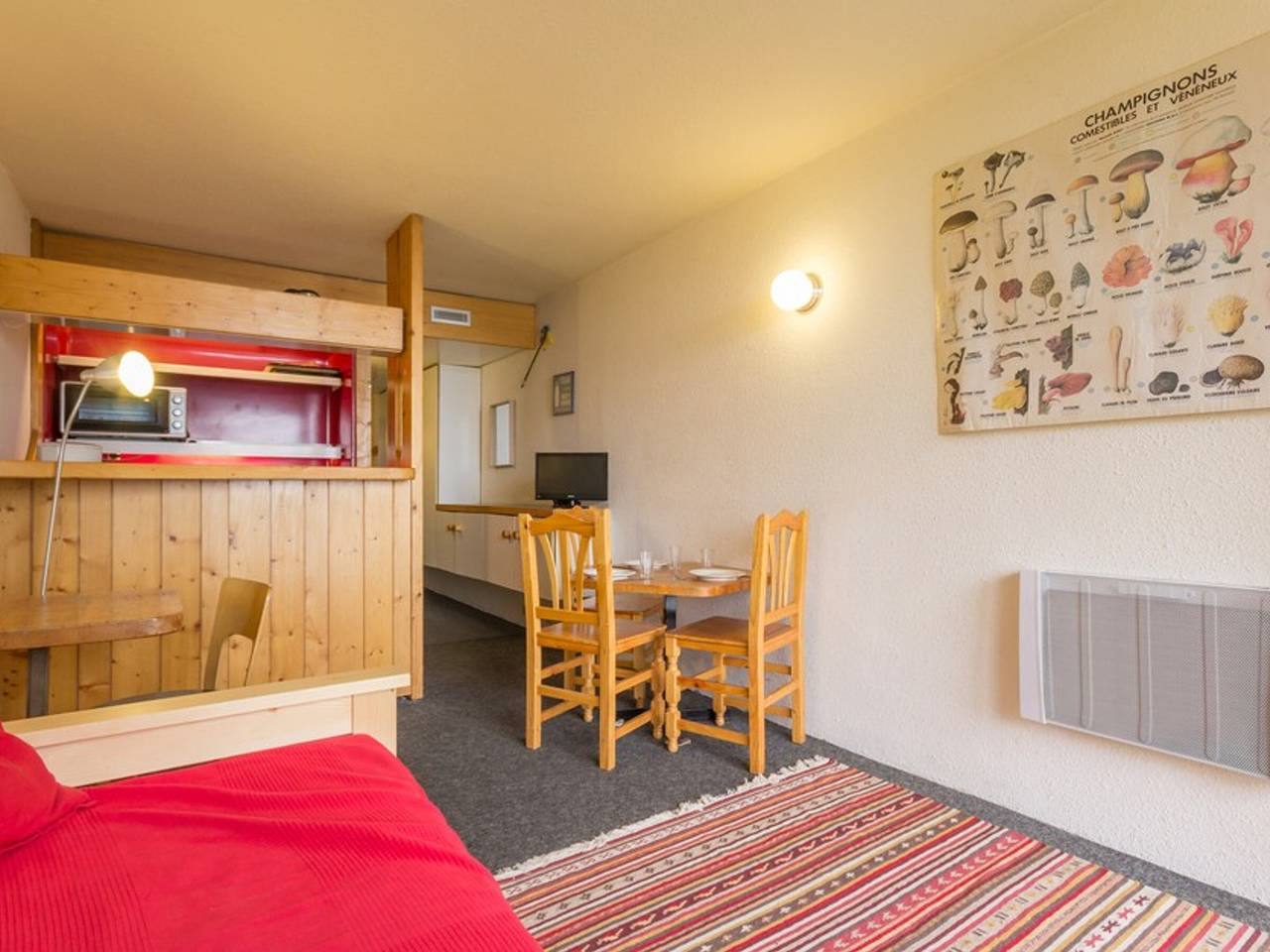 Gehele studio, Studio for 5 people, balcony, Les Arcs 2000 in Les Arcs, Bourg-Saint-Maurice
