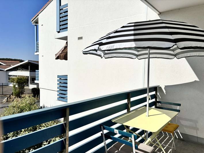 Studio pour 4 personnes, avec balcon dans les Landes