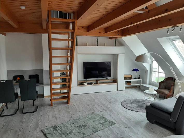 Ferienwohnung für 4 Personen, mit Balkon und Terrasse in Lichtenau (Baden)