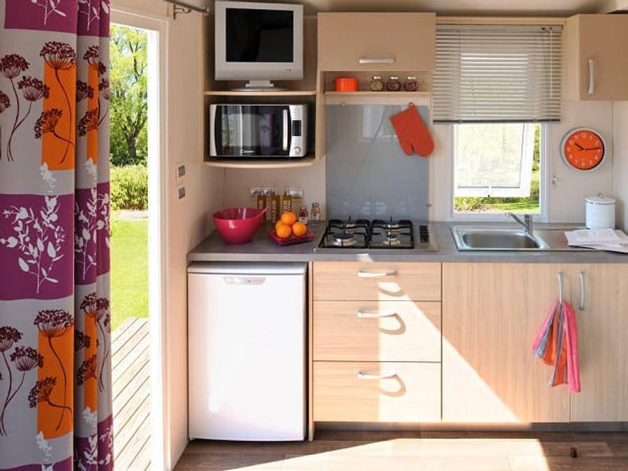 Camping Au Pigeonnier - Mobilhome 2 personas - Duo in Le Château-d'Oléron, Côte de Beauté