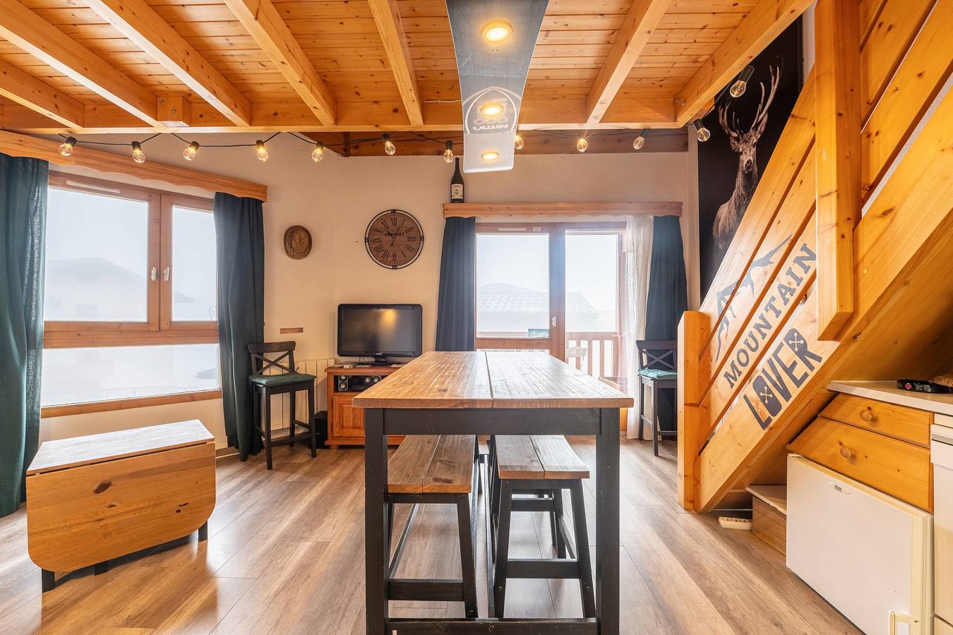 Ganze Wohnung, Ferienwohnung für 6 Personen mit Balkon in Nationalpark Vanoise