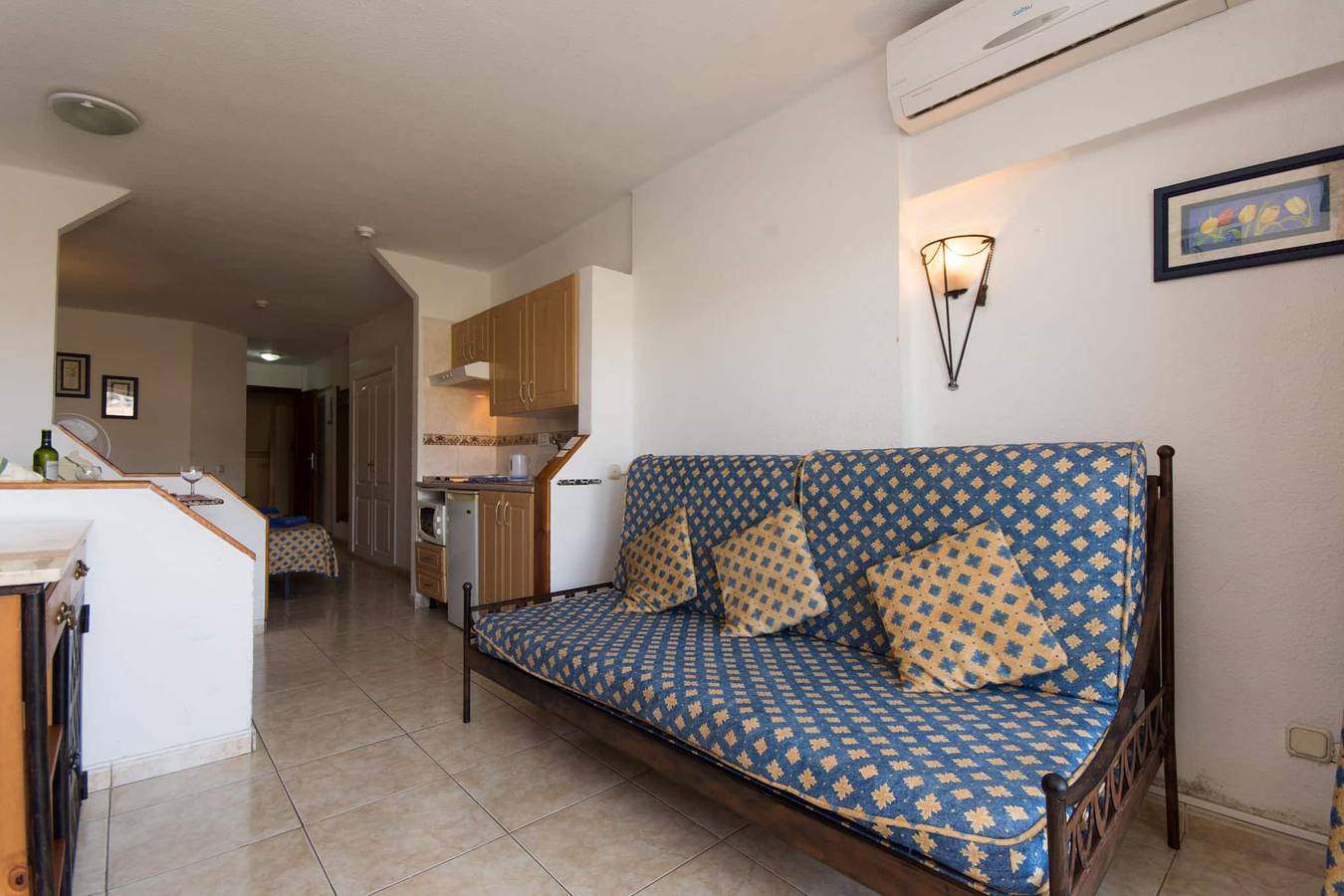 Geheel appartement, Vakantieappartement voor 3 personen met zwembad in Playa Puerto Colón, Adeje