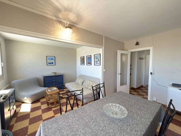 Gîte pour 4 personnes, avec balcon/terrasse dans Plage Centrale (Valras-Plage)
