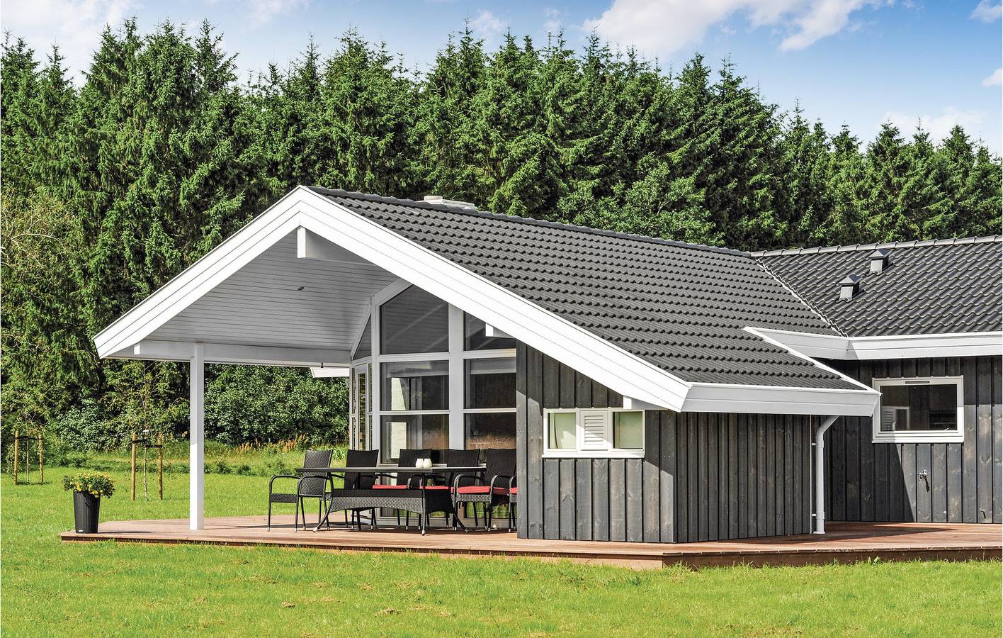 Ferienhaus für 6 Personen mit Whirlpool in Ikast-Brande