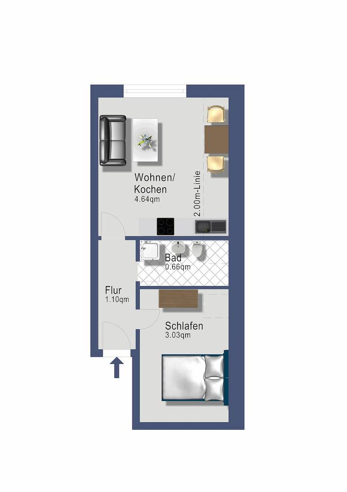 Ferienwohnung für 4 Personen, mit Terrasse und Whirlpool sowie Garten und Sauna in Boren