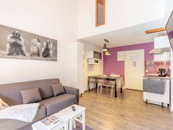 Ganze Wohnung, Duplex 38m², 5 Pers, 2 TVs, Balkon, Skischrank in Bellentre, La Plagne-Tarentaise