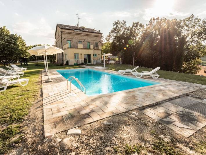Villa mit privatem Pool und unglaublicher Aussicht in Montedinove, Provincia di Ascoli Piceno