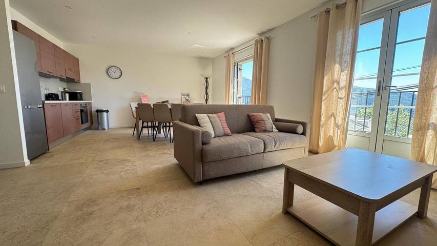 Gîte pour 4 personnes, avec vue et balcon à Barrettali - 3