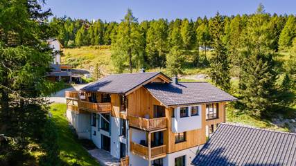 Chalet für 8 Personen, mit Balkon und Garten sowie Sauna an der Turracher Höhe