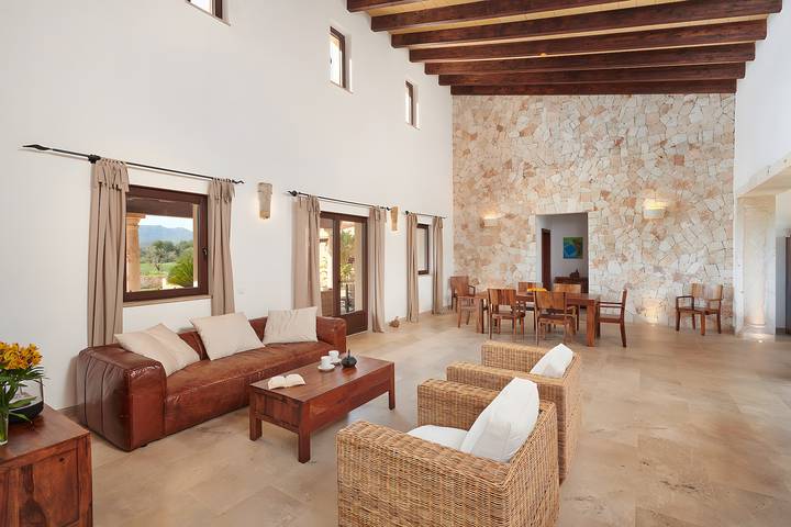 Finca 'Sant Salvador' mit Bergblick, Wi-Fi und Klimaanlage in Manacor, Mallorca Osten