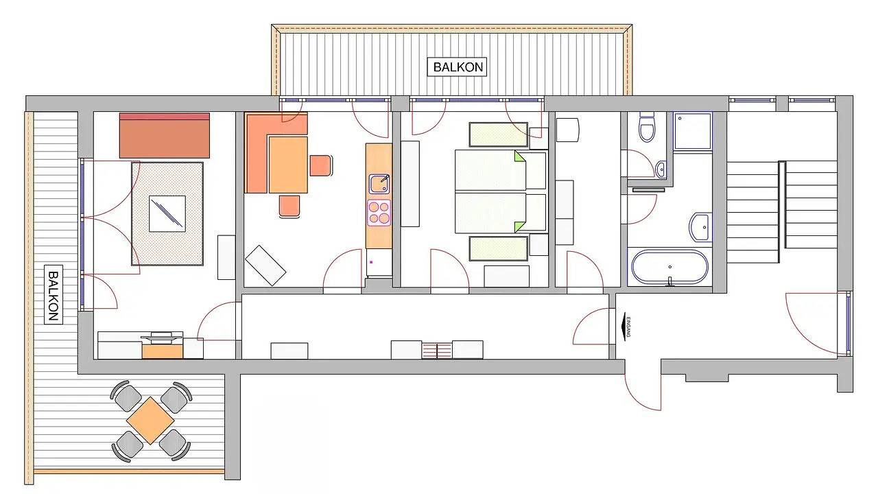 Geheel vakantieappartement, Ferienwohnung für 3 Personen (72 m²) in Ried im Zillertal in Tux Alps, Ried im Zillertal