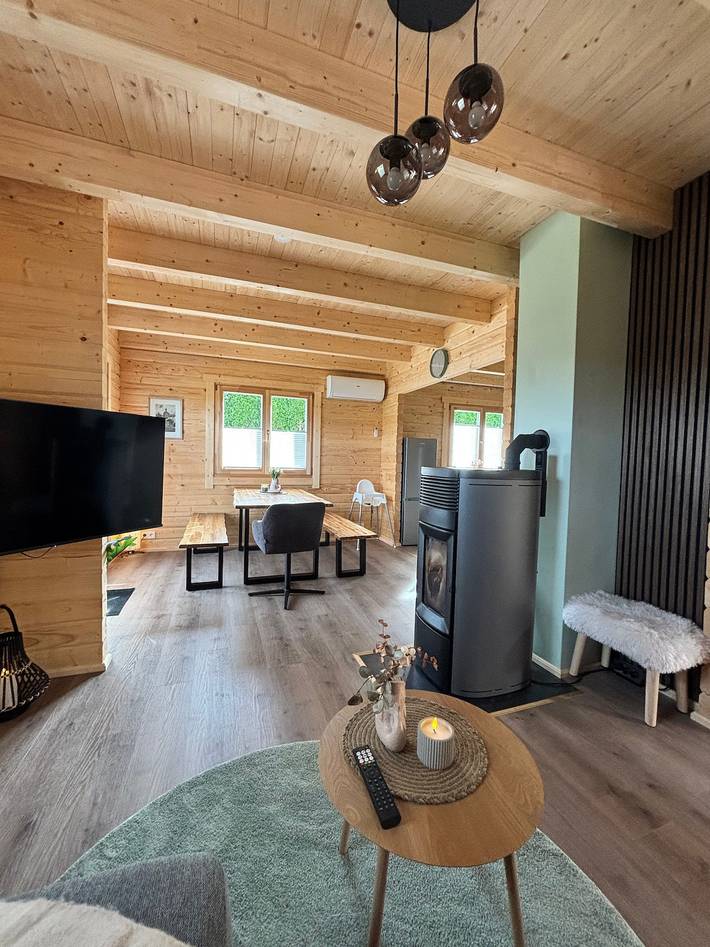 Ferienhaus für 8 Personen, mit Garten und Sauna im Steigerwald
