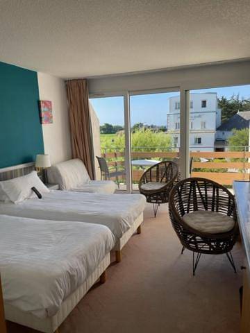 Superior Double or Twin Room with Terrace in Mousterlin, Fouesnant