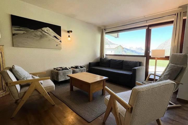 Chalet pour 8 personnes, avec Balcon à Bessans