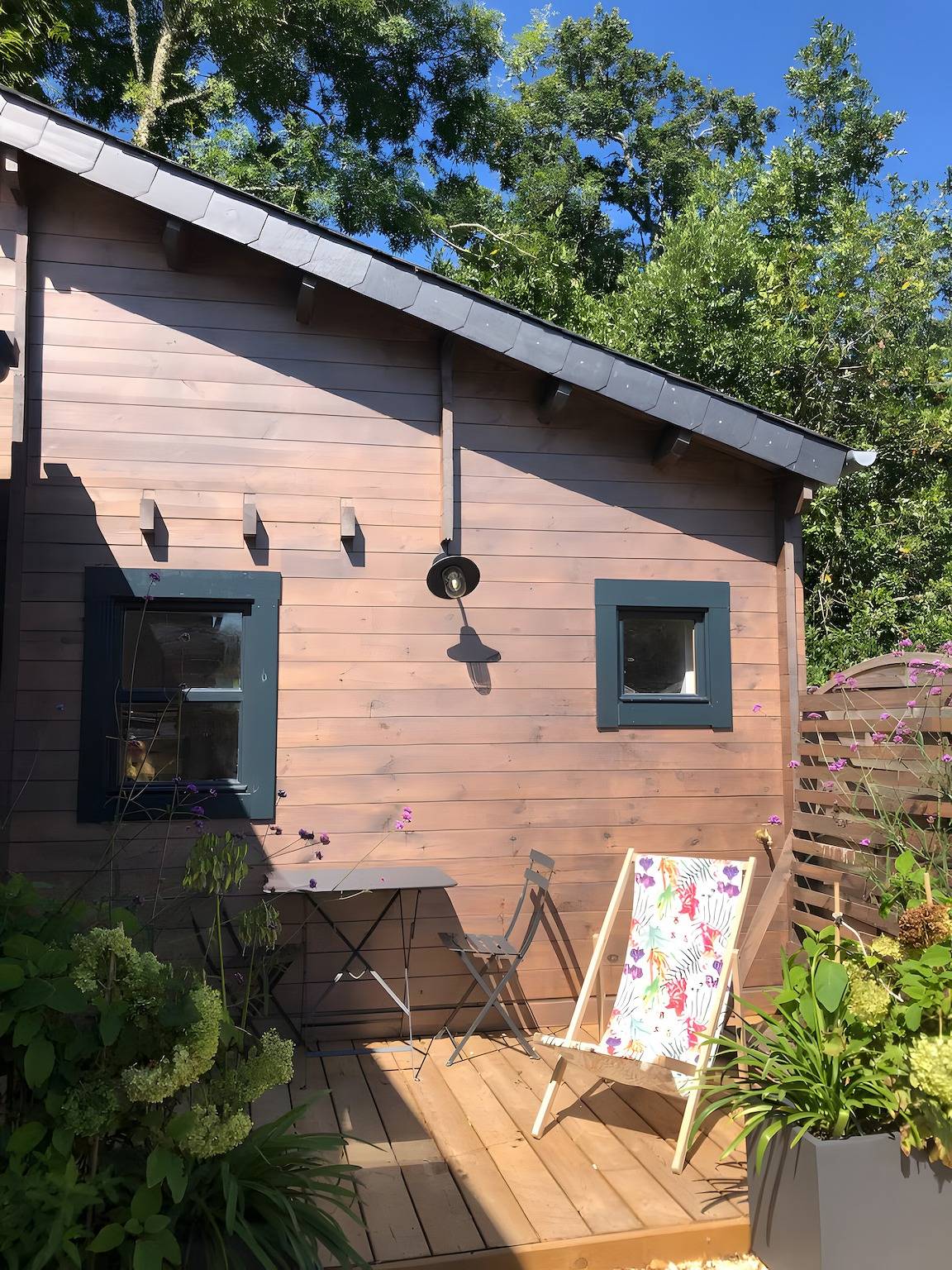 Chalet « Le Cocon de Sophie » con terraza y jardín compartido in Saint-Gildas-de-Rhuys, Côte des Mégalithes