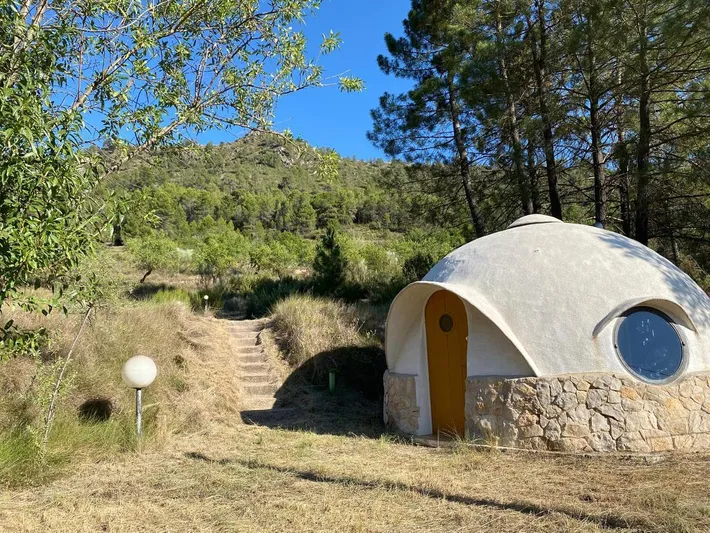 Lodge für 2 Personen, mit Terrasse und Ausblick, mit Haustier - 1