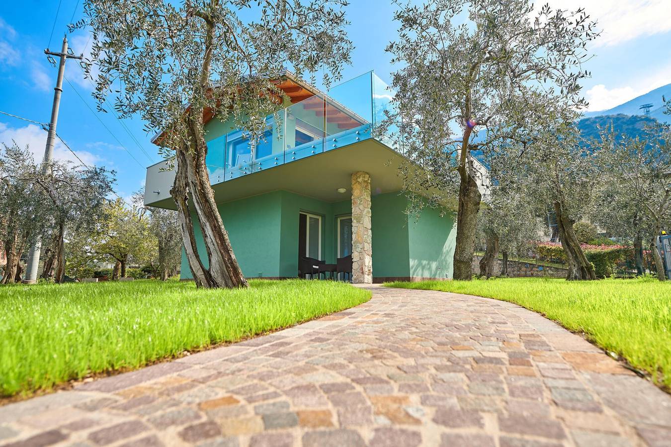 Ferienhaus Casa Titi mit Seeblick, Garten, privater Terrasse & Wi-Fi in Malcesine, Gardasee-Berge