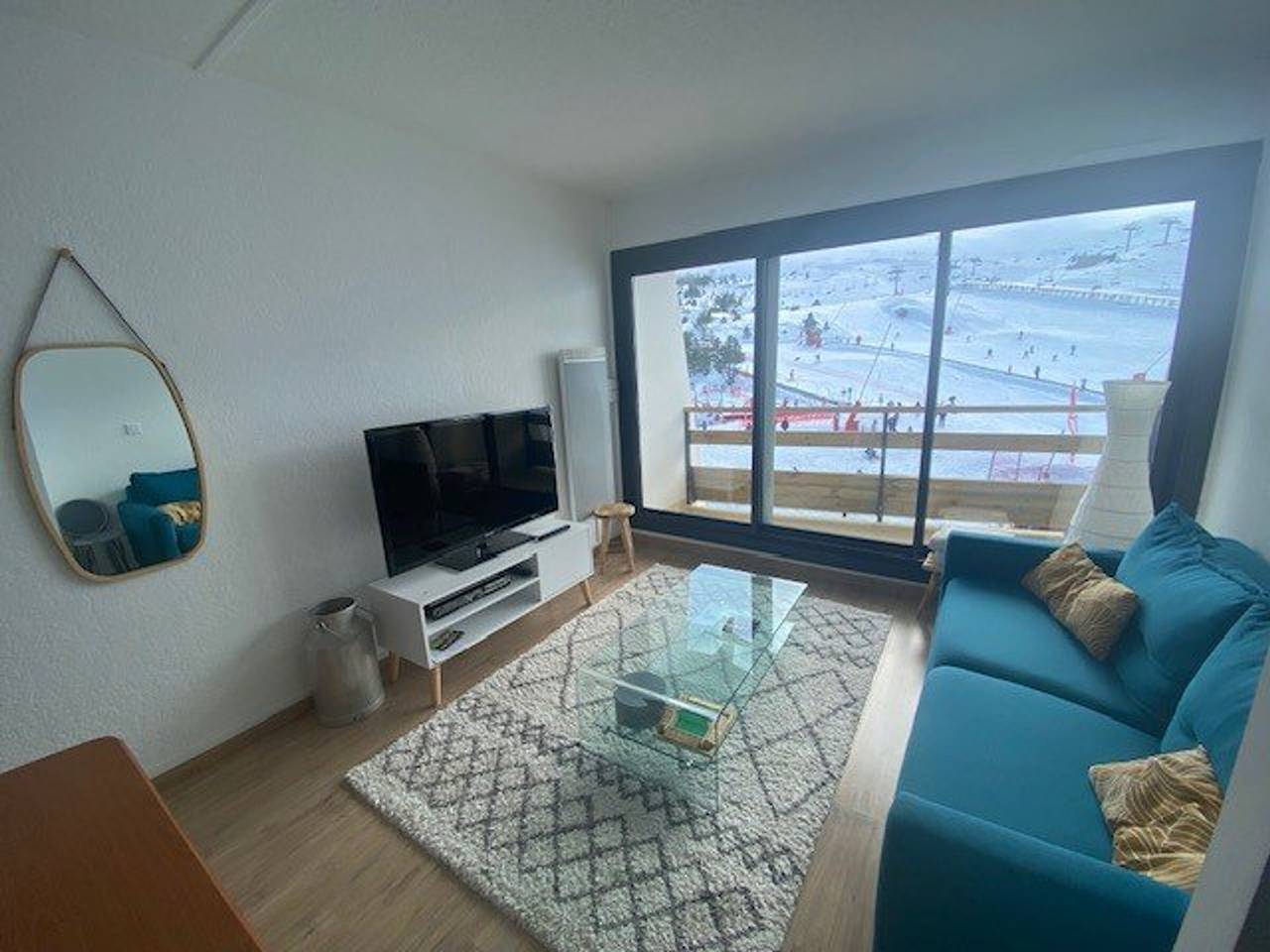 Apartamento entero, Arette: Apartamento 6 pers, acceso a pistas, parking, balcón in La Pierre Saint-Martin, Arette