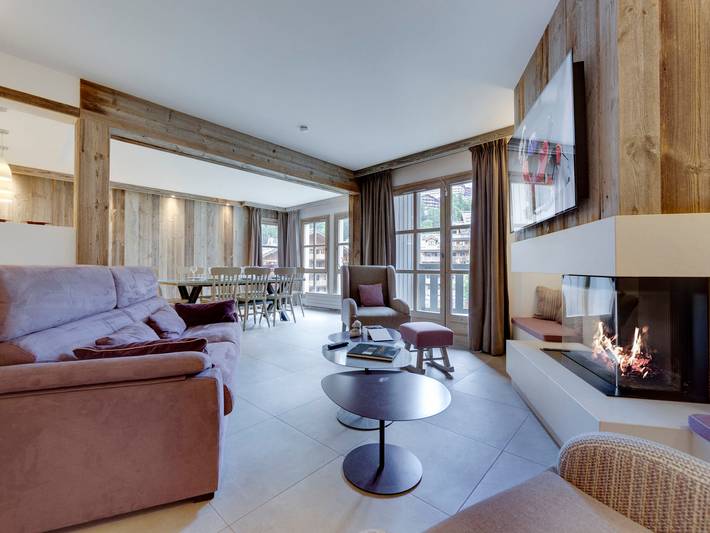 Gîte pour 6 personnes, avec jacuzzi ainsi que sauna et piscine dans Arc 1950 - 2