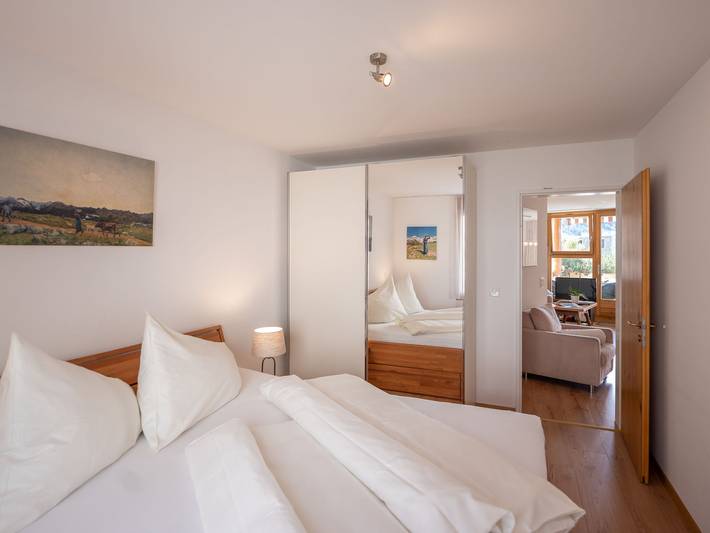 Ferienwohnung für 2 Personen, mit Balkon und Garten sowie Sauna und Ausblick in Pontresina - 4