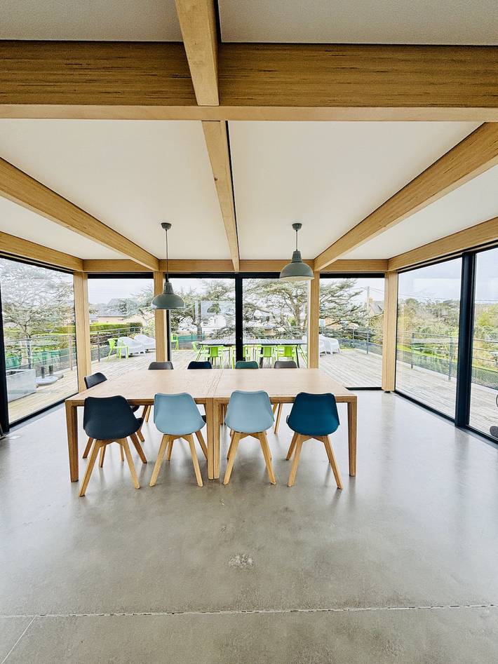 Location de vacances pour 10 personnes, avec jardin et vue sur l’océan, animaux acceptés dans Port Blanc (Penvénan) - 4