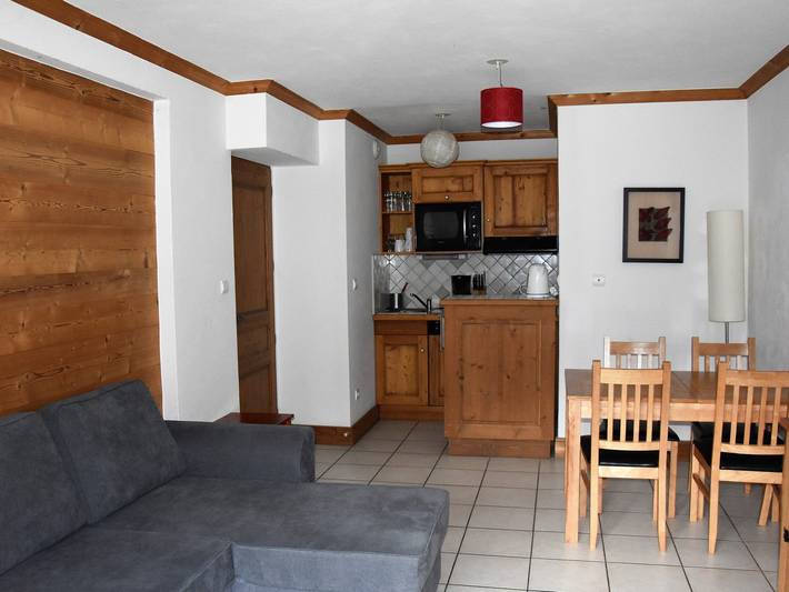 Gîte pour 4 personnes, avec balcon à Bozel - 3