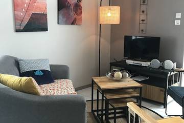 Gîte pour 4 personnes, avec jardin et terrasse, animaux acceptés dans Plage Ker-Elisabeth
