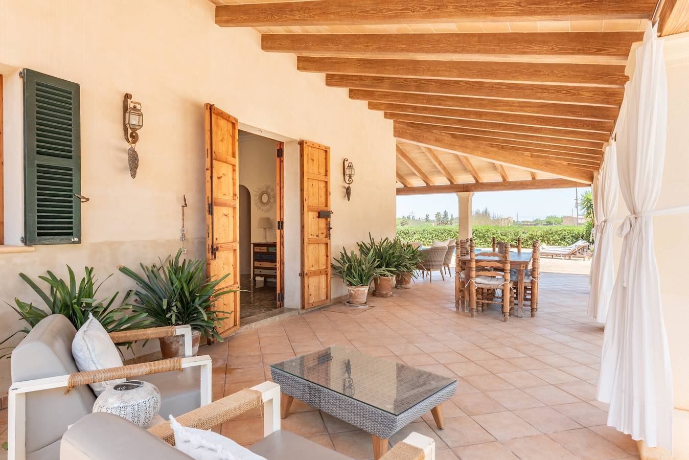 Maison de vacances en Majorque avec piscine, Wi-Fi, jardin et patio in Campos, Majorque du Sud