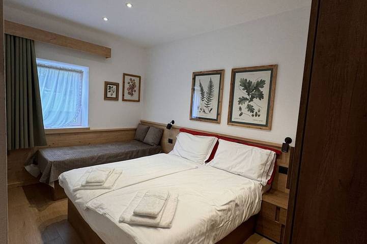 Ganze Wohnung, Continental Apartment - zentraler Bereich - 8 Betten - Wifi und Außenbereich in San Vito di Cadore, Dolomiti Superski
