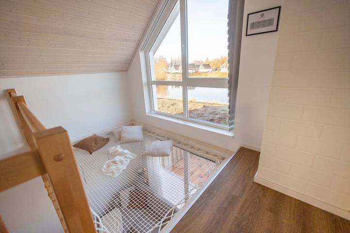 Maison de vacances neuve avec nombreux atouts (sauna, cheminée, premier rang lac) in Nordhorn, Arrondissement du Comté de Bentheim