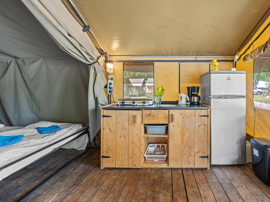 Camping Polari - Tenda in tela e legno 5 persone - Polari - Tenda safari Harmony in Rovinj Riviera, Rovigno