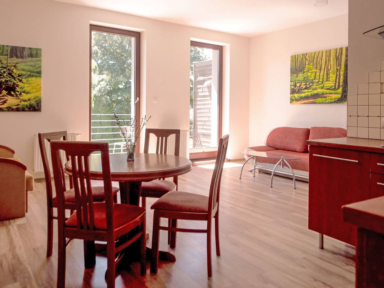 Ganze Wohnung, Atelier Wiselka in Wisełka, Stettiner Haff