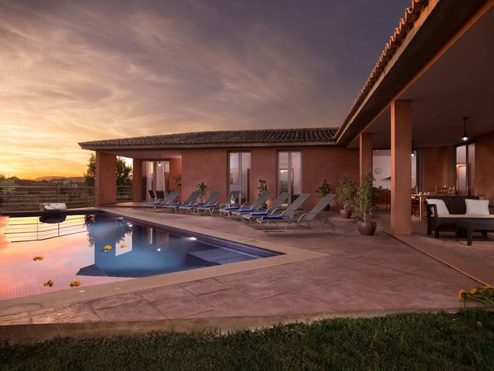 Finca für 8 Personen, mit Balkon/Terrasse und Garten sowie Pool in Inca