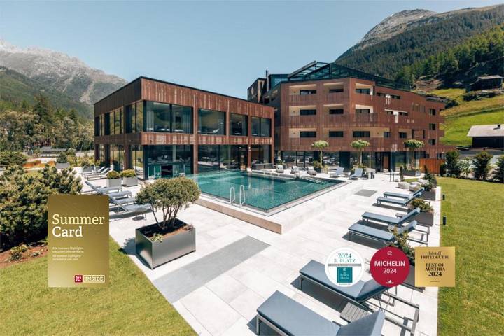 Hotel für 4 Personen, mit Garten und Pool sowie Whirlpool und Sauna in Sölden (Österreich)