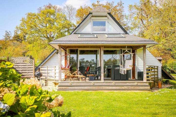 Chalet pour 5 personnes, avec vue et jardin