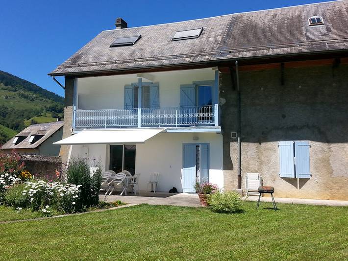 Gîte pour 5 personnes, avec jardin et balcon