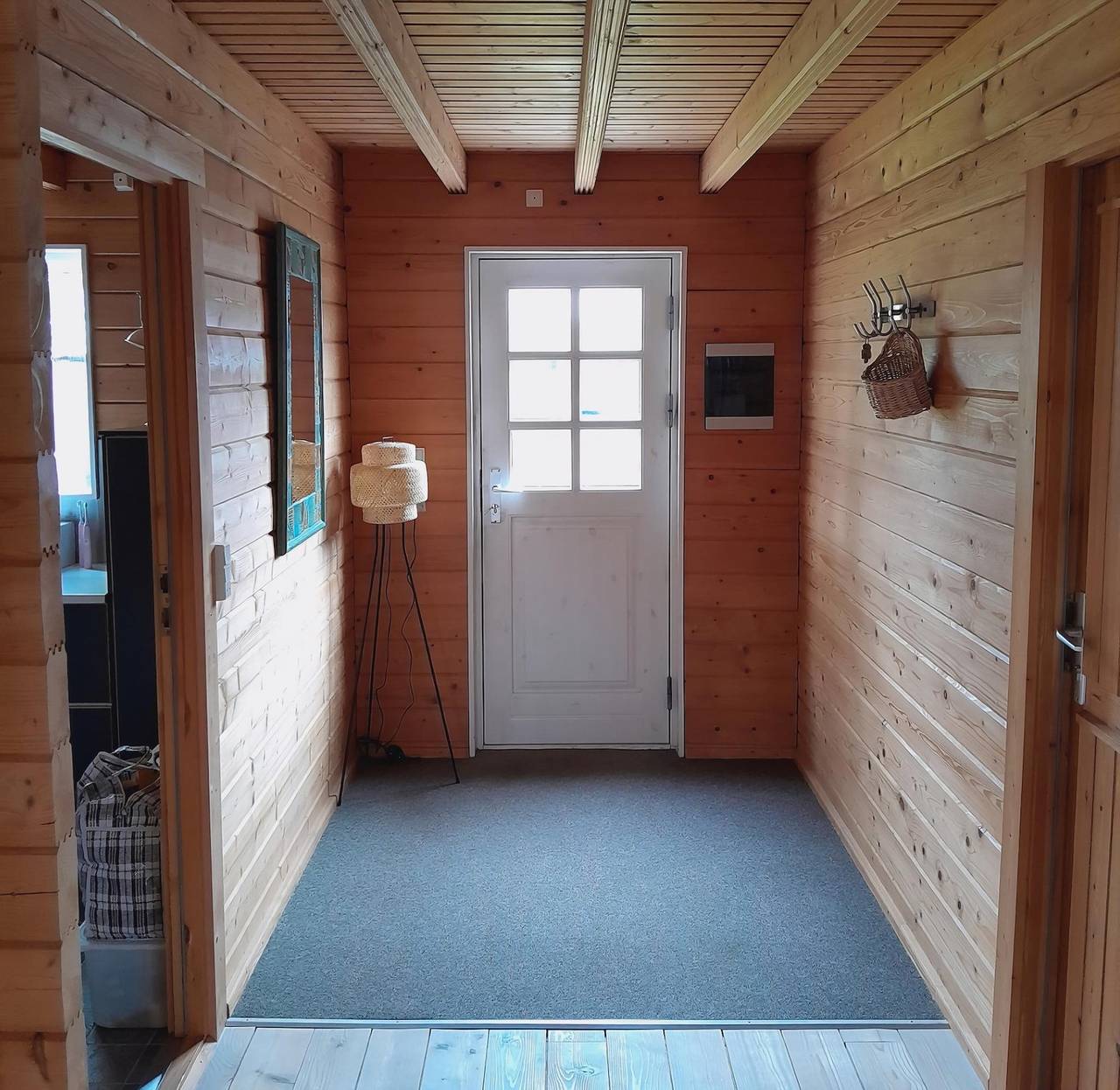 Gemütliches Blockhaus nahe Strand und Wald in Strøby, Schwedische Ostsee