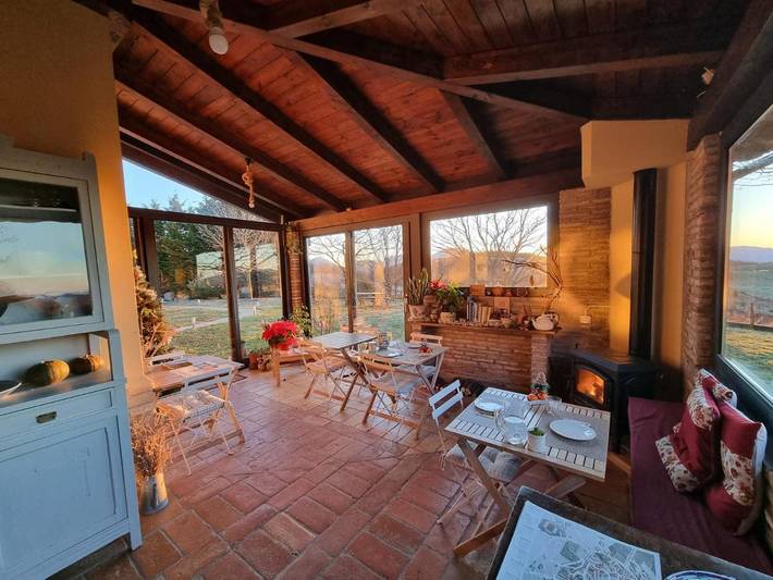 Chambre d’hôte pour 2 personnes, avec piscine ainsi que jardin et vue, animaux acceptés à Gubbio - 4