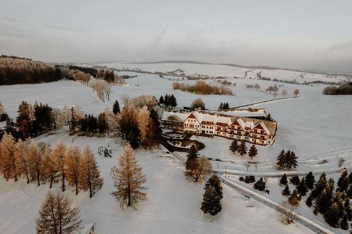 Hotel für 2 Personen, mit Balkon und Terrasse sowie Garten und Sauna in Sayda - 3