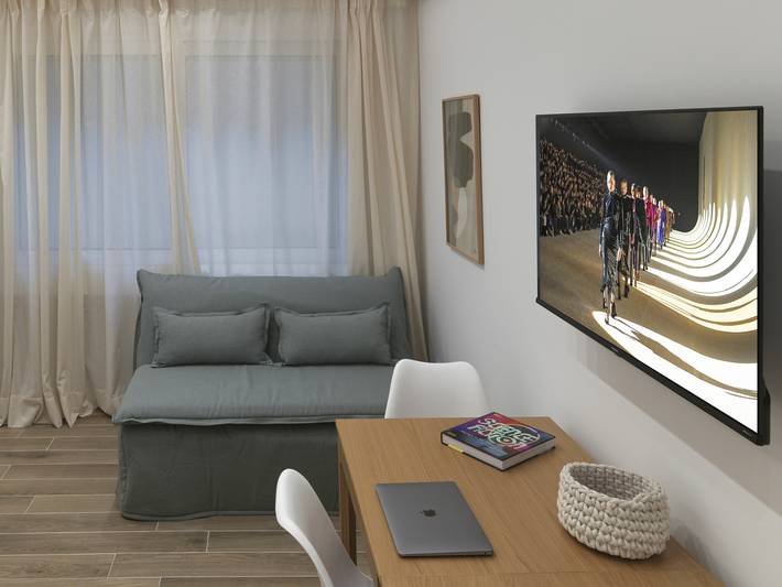 Entire studio, ·Chic and modern studio in the center in Central Section of Athens, Athens