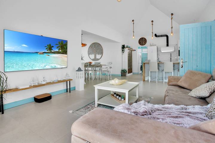 Vacation Villa 'Orange Light with Private Pool' with Sea View, Wi-Fi and Air Conditioning in Oasis Tamarindo, La Oliva