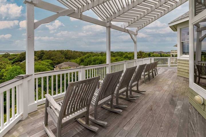 Vacation rental for 12 people, with hot tub and balcony as well as pool in Corolla