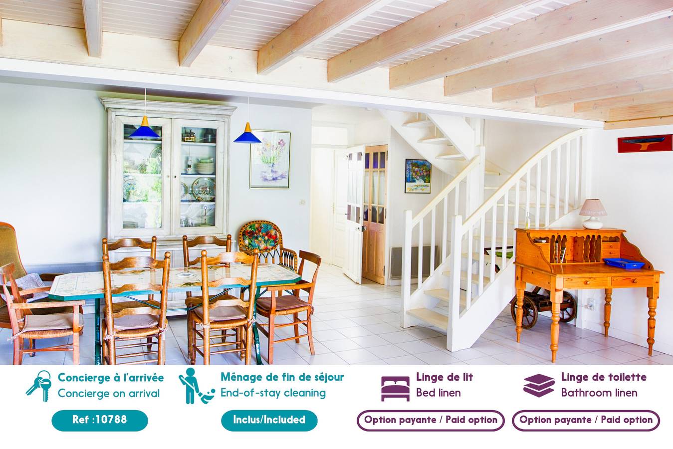 Maison pour 6 au coeur de Saint Martin in Saint-Martin-de-Ré, Isla de Ré